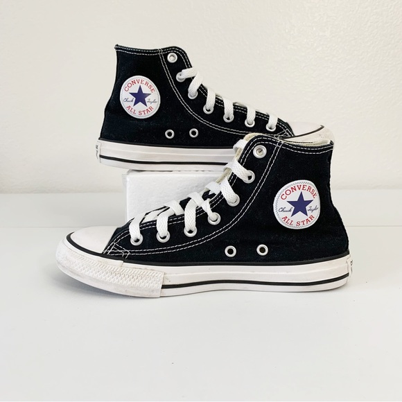 Converse Shoes Converse Youth Black High Top All Star Sneakers 2